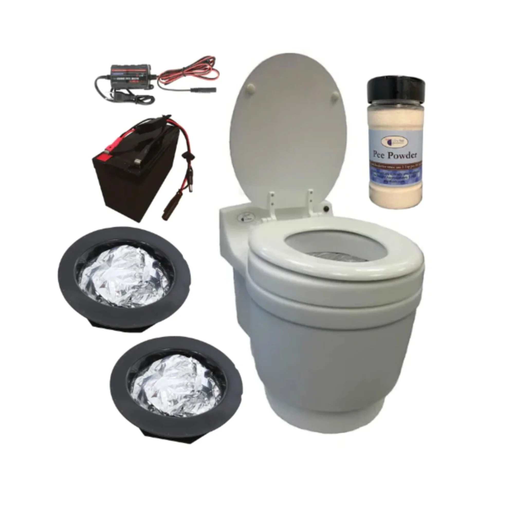 Laveo Dry Flush Toilet Odorless Eco Friendly Portable
